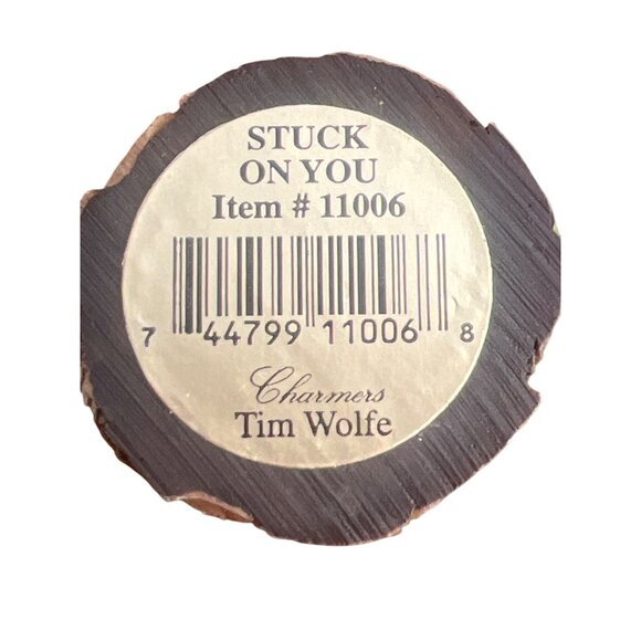 Vintage Tim Wolfe Charmers Stuck On You Hedgehog Figurine Number 12 Estate 1.5" - Picture 5 of 5